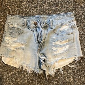 Denim shorts